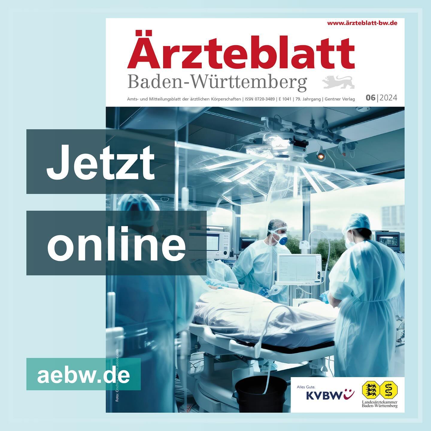 Das neue Ärzteblatt ist erschienen und über die Website aebw.de abrufbar.
—
In unserem Profil ist jederzeit der Link zu unseren Website-News zu finden. Dort steht der ausführliche Beitrag.
—
Foto: © Ärzteblatt Baden-Württemberg
#ärzteblatt #äbw #magazin #zeitschrift #ärztin #arzt #ärztekammer #bw #badenwürttemberg